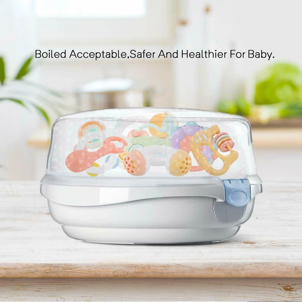 Tiny Treasures & Teething Relief: A Baby's Best Friend Rattle Set! BPA-Free Fun!