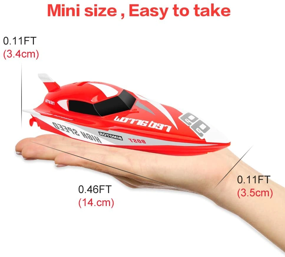Zooming Blue RC Boat for Pool Fun Awesome Gift Kids Age 5-9 Underwater Adventure Ready to Race